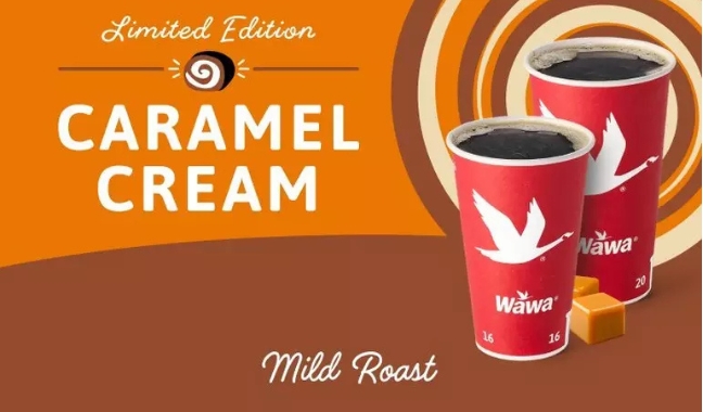 caramel cream wawa menu
